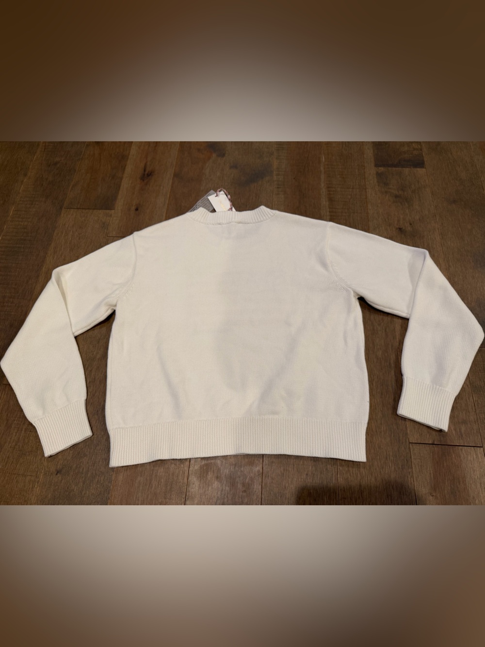 LoveShackFancy Sparkle Ty Heritage Flag Pullover Americana Sweater - M - Picture 5 of 10
